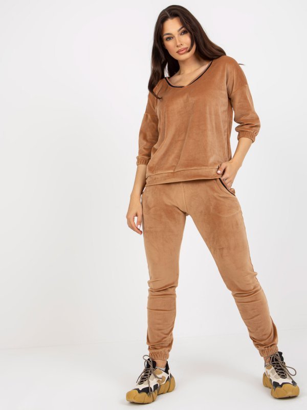 Komplet-RV-KMPL-8285.82-camelowy rozmiar - L/XL
