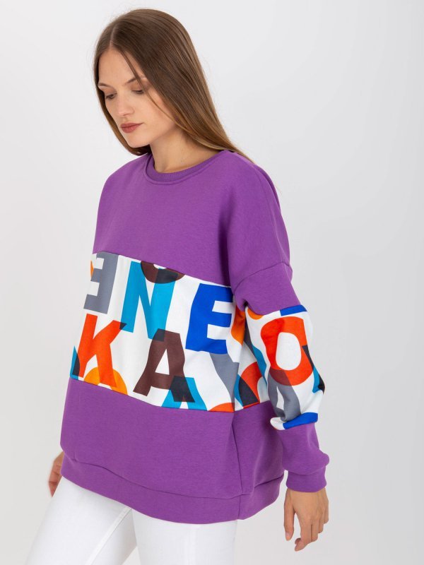 Bluza-EM-BL-627.91-fioletowy rozmiar - L/XL