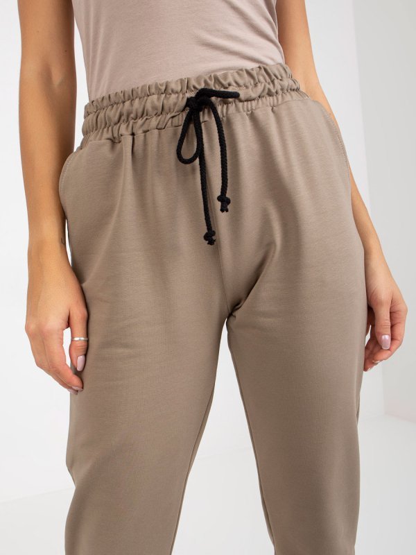 Spodnie-LK-SP-508922.05-ciemny bezowy rozmiar - L/XL