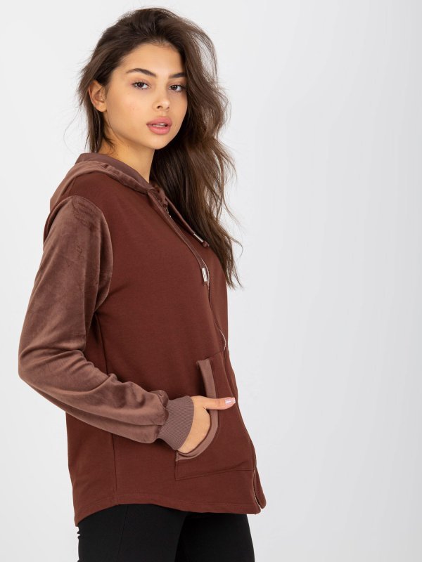 Bluza-FA-BL-8066.79-brązowy rozmiar - ONE SIZE