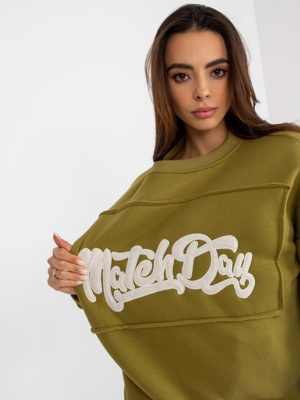 Bluza-FA-BL-8127.80P-oliwkowy rozmiar - ONE SIZE