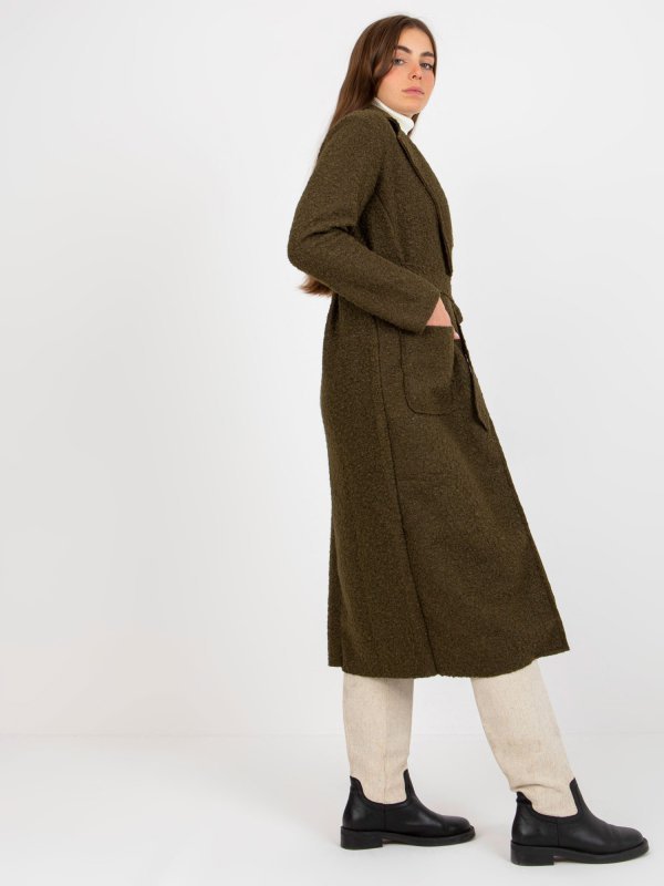 Płaszcz-TW-PL-BI-5220.63-khaki rozmiar - ONE SIZE