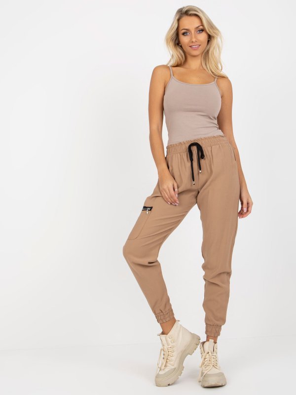 Spodnie-CHA-SP-2022.18-camelowy rozmiar - S/M