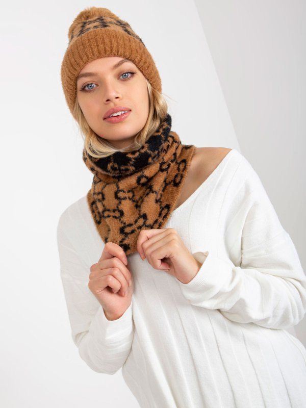Komin-AT-KM-CM-333.33P-camelowy rozmiar - ONE SIZE
