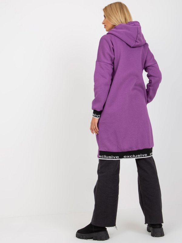Bluza-RV-BL-6832.10-fioletowy rozmiar - L/XL