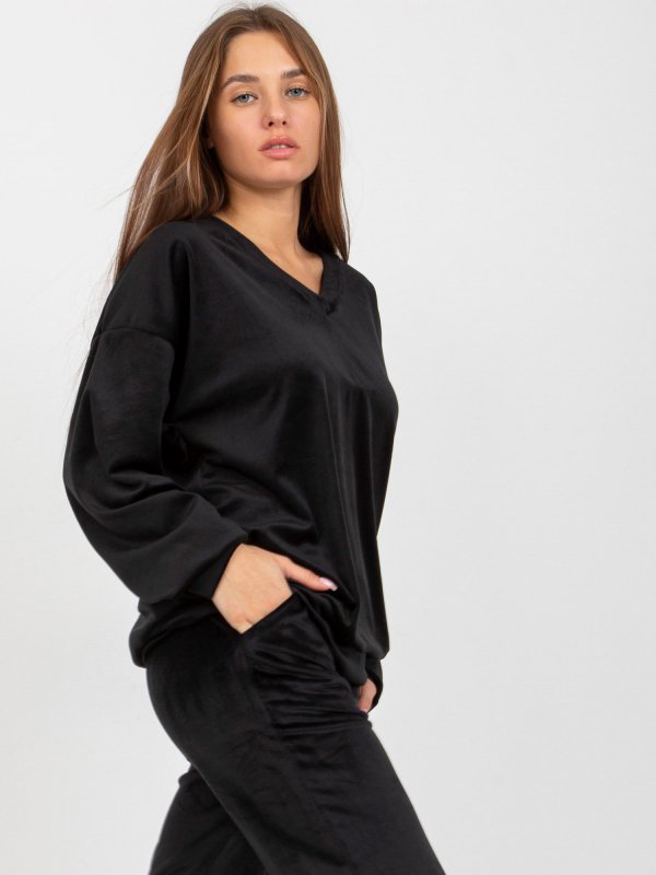 Bluzka-RP-BZ-8188.64P-czarny rozmiar - S/M