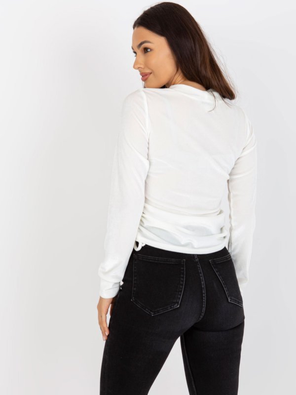 Bluzka-LK-BZ-509033.36P-ecru rozmiar - S/M