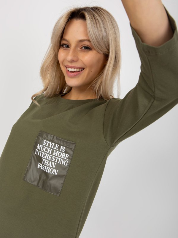 Bluzka-EM-BZ-N612.64P-khaki rozmiar - L/XL