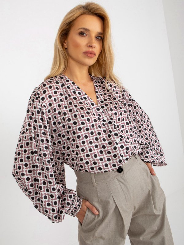 Koszula-LK-KS-509017.64-ciemny różowy rozmiar - L/XL
