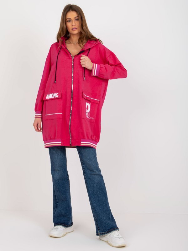 Bluza-RV-BL-8149.91P-fuksjowy rozmiar - S/M