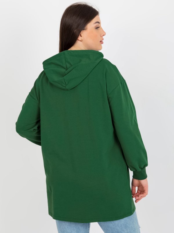 Bluza-RV-BL-8258.34-ciemny zielony rozmiar - ONE SIZE