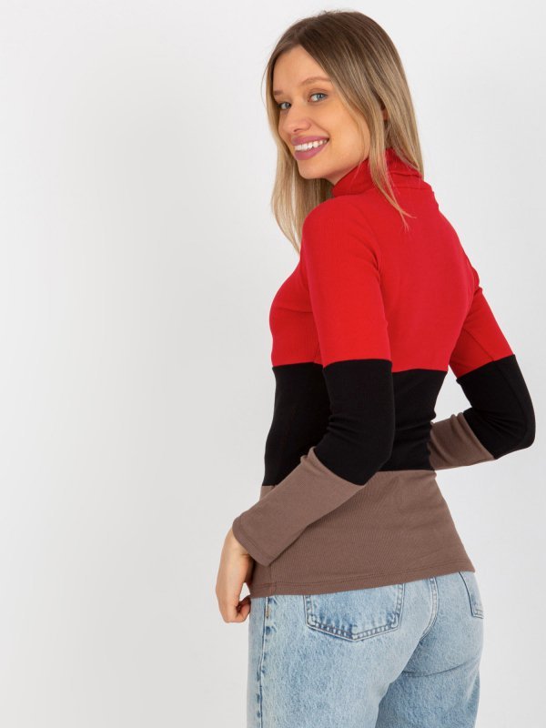 Bluzka-RV-BZ-8465-1.30P-czerwony rozmiar - ONE SIZE