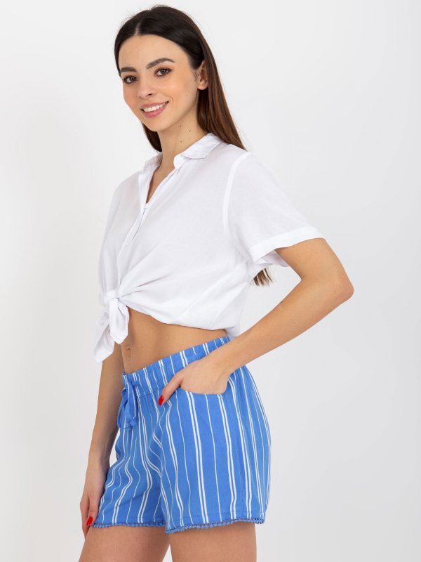 Szorty-D73770M61531KG-niebieski rozmiar - L