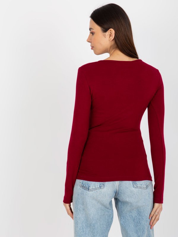 Bluzka-EM-BZ-784.33P-bordowy rozmiar - ONE SIZE