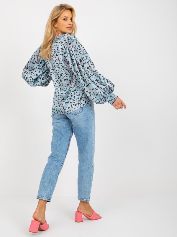 Koszula-LK-KS-509017-2.78-czarno-niebieski rozmiar - L/XL