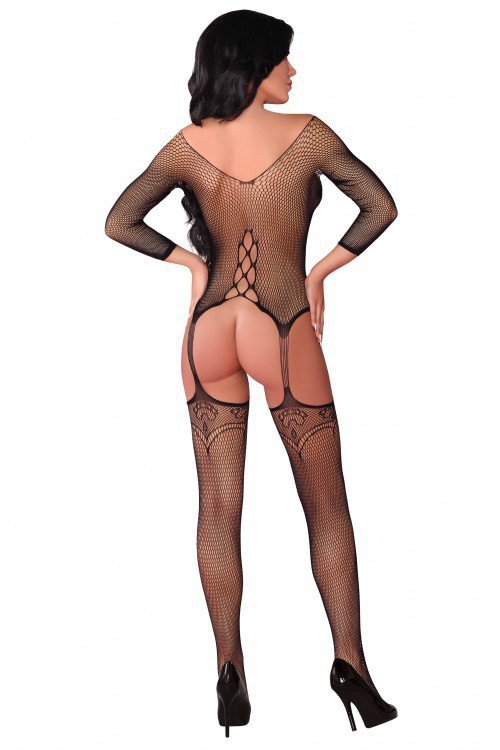 Bodystocking Dalitso LC 17287 Black Czarny LivCo Corsetti Fashion  rozmiar - S/L
