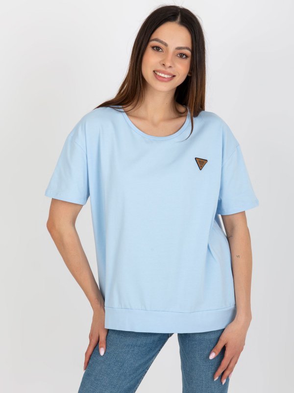 Bluzka-RV-BZ-8826.22-jasny niebieski rozmiar - L/XL