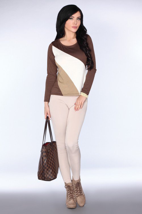 Bluzka CG032 Brown rozmiar - S