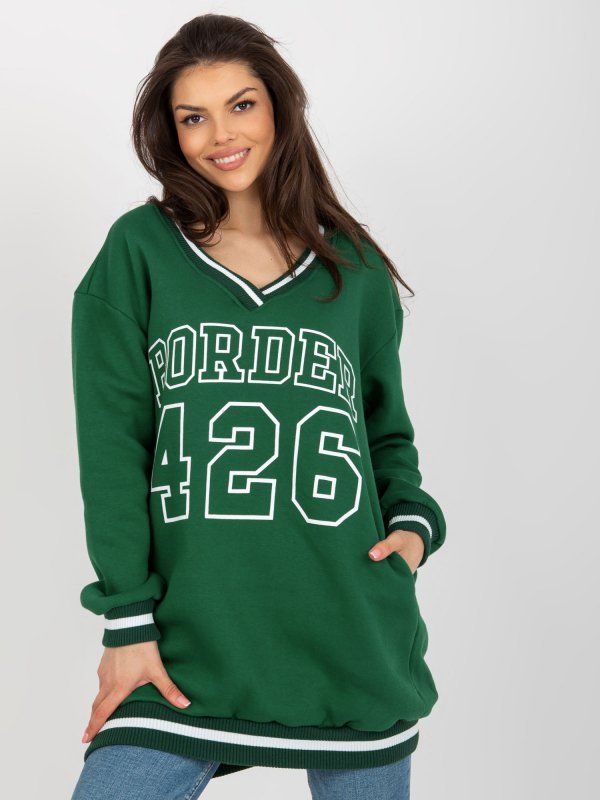 Bluza-EM-BL-776.19-ciemny zielony rozmiar - ONE SIZE