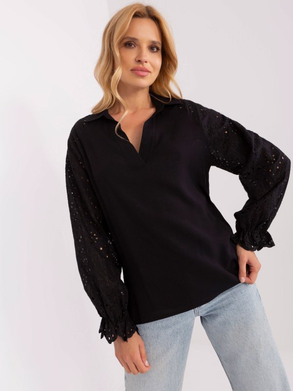 Bluzka-LK-BZ-509328.20-czarny rozmiar - L/XL
