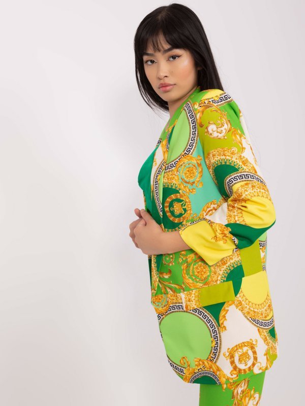 Marynarka-DHJ-MA-7684B-3.95P-zielony rozmiar - L