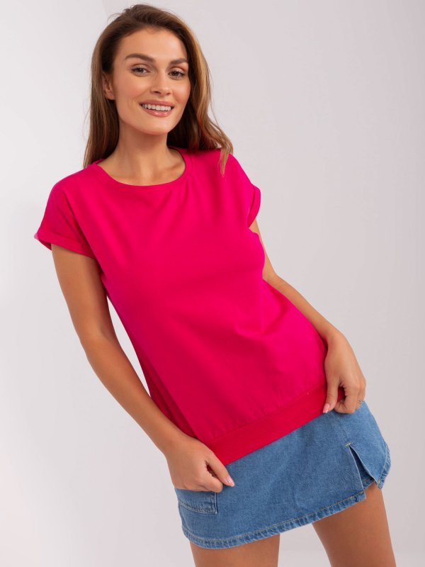 Bluzka-RV-BZ-8836.86-fuksjowy rozmiar - ONE SIZE