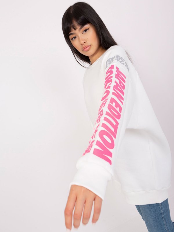 Bluza-EM-BL-HS-21-543.72P-ecru rozmiar - S