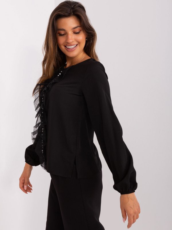 Bluzka-LK-BZ-506673.36-czarny rozmiar - 36