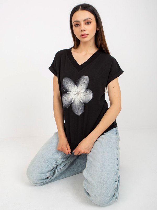 Bluzka-RV-BZ-8956.19P-czarny rozmiar - L/XL