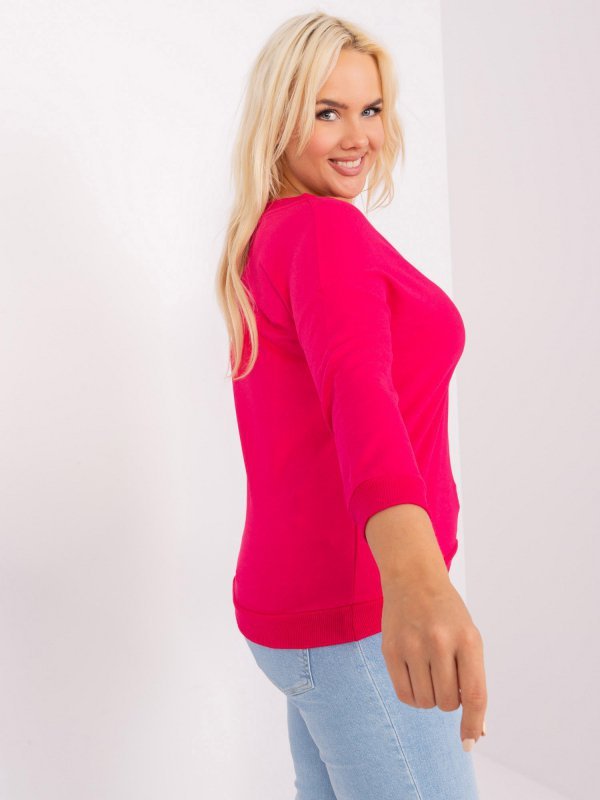 Bluzka-RV-BZ-9143.87P-czerwony rozmiar - ONE SIZE