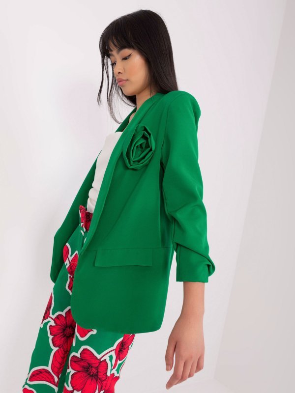 Marynarka-DHJ-MA-7173.10-zielony rozmiar - XL