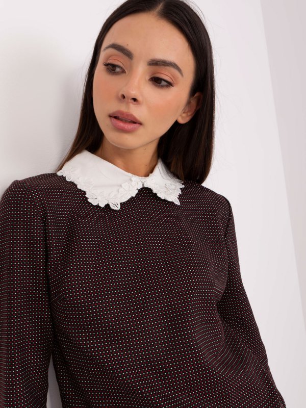 Bluzka-LK-BZ-506477.70P-czarny rozmiar - 40