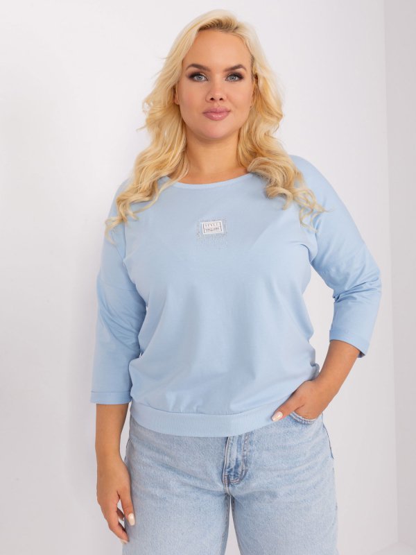 Bluzka-RV-BZ-8995.94P-jasny niebieski rozmiar - ONE SIZE