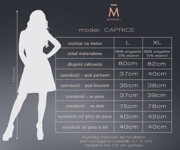 Sukienka Caprice 4483 rozmiar - XL