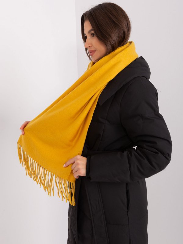 Szalik-AT-SZ-23185.90P-ciemny żółty rozmiar - ONE SIZE
