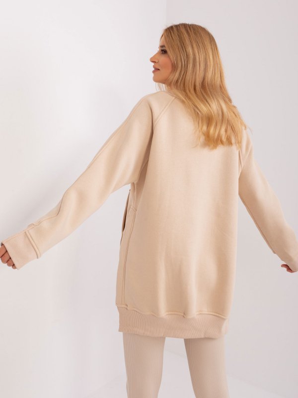 Bluza-EM-BL-664.98P-beżowy rozmiar - ONE SIZE