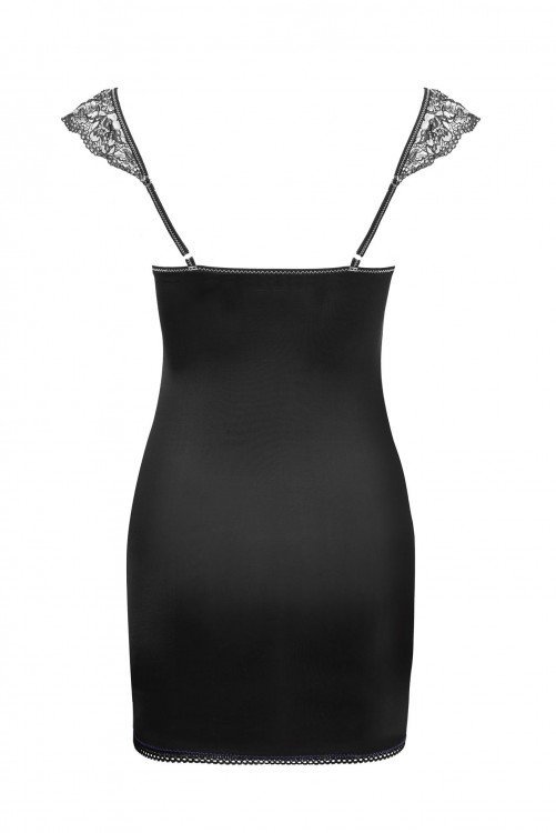 Zmysłowa Koszulka Damska Meredia LC 11247 Shade Black Czarny Collection LivCo Corsetti Fashion rozmiar - S/M
