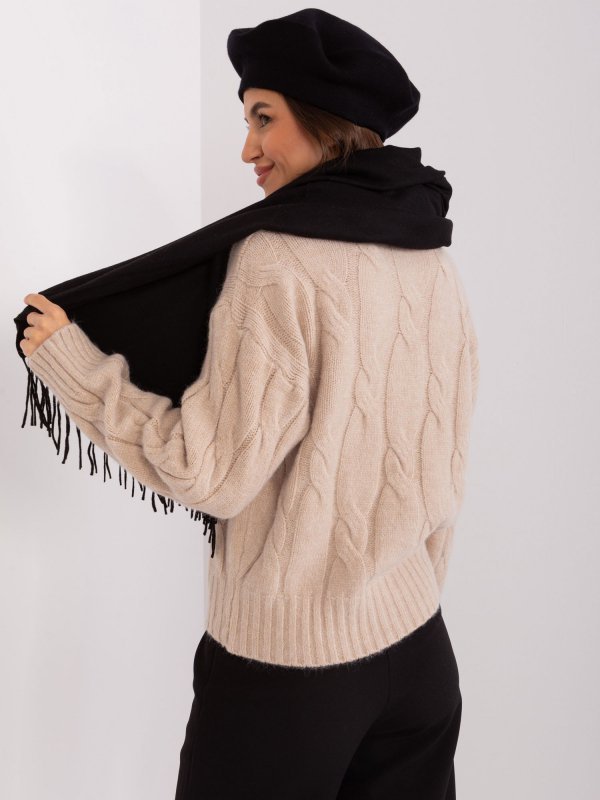 Szalik-AT-SZ-23185.90P-czarny rozmiar - ONE SIZE