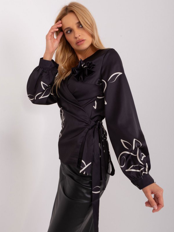 Bluzka-LK-BZ-509423.22-czarny rozmiar - S/M