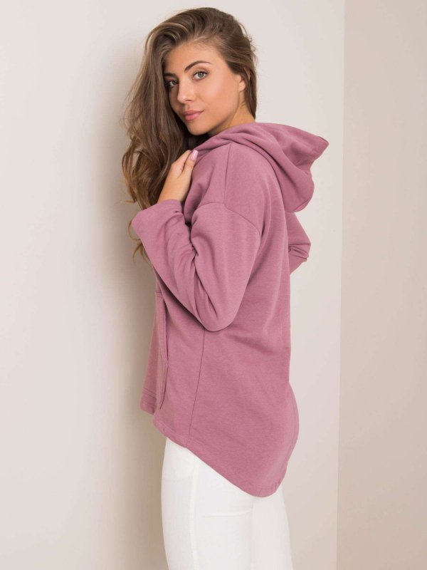 Bluza-RV-BL-5801.03X-ciemny różowy rozmiar - M