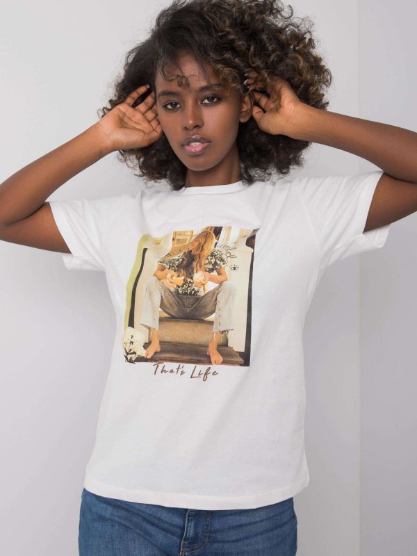 T-shirt-PM-TS-SS20HS152.06-biały rozmiar - S