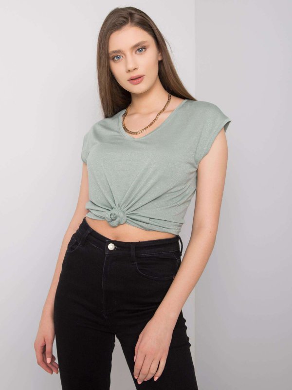 T-shirt-37-TS-190221.93-pistacjowy rozmiar - M