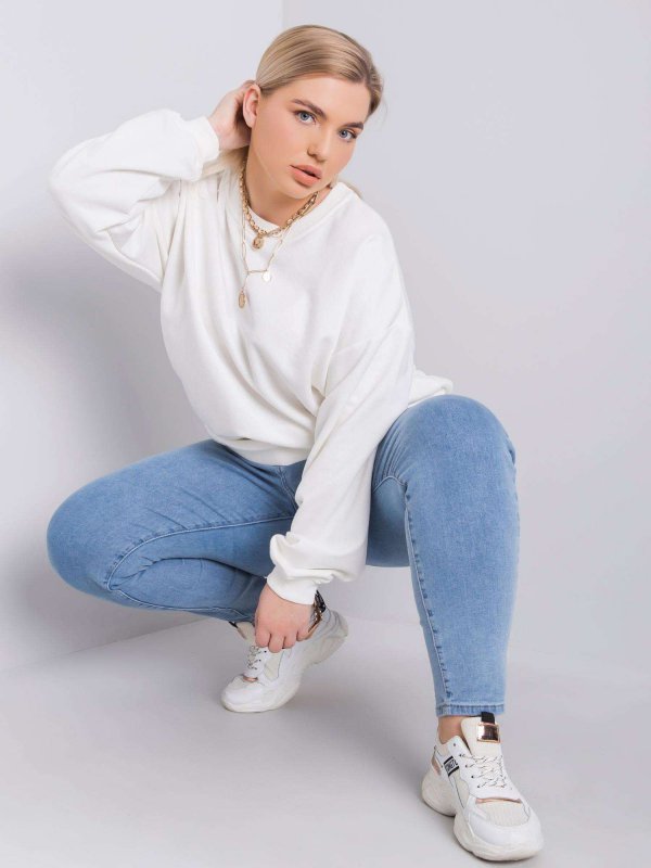 Bluza-RV-BL-6316.16X-ecru rozmiar - 2XL