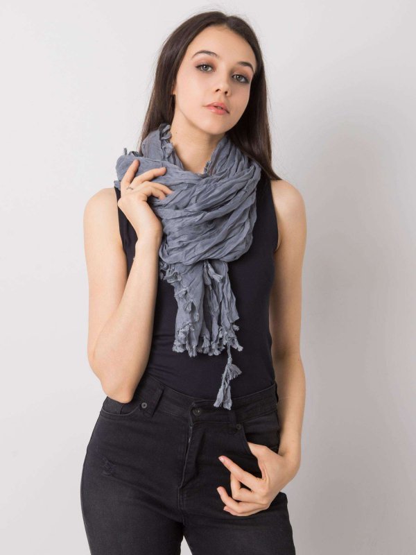 Chustka-AT-CH-BF48172-ciemny szary rozmiar - ONE SIZE