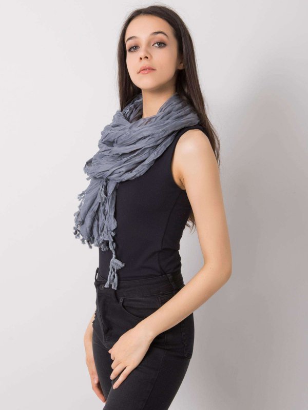 Chustka-AT-CH-BF48172-ciemny szary rozmiar - ONE SIZE