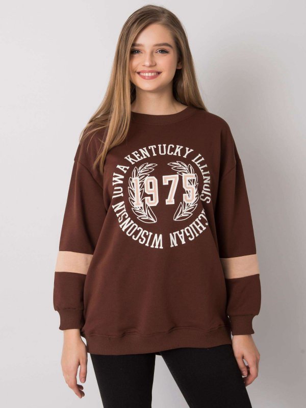 Bluza-FA-BL-7231.33X-ciemny brązowy rozmiar - ONE SIZE