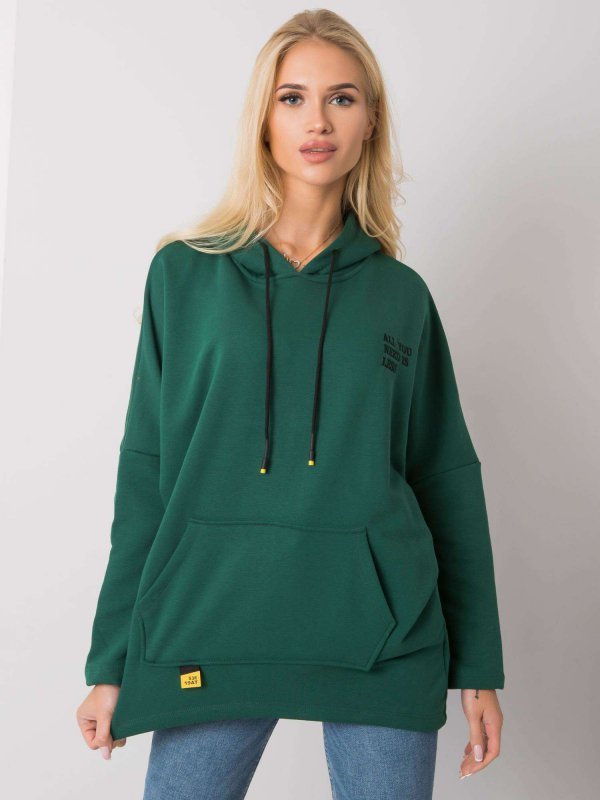 Bluza-RV-BL-7098.28-ciemny zielony rozmiar - ONE SIZE