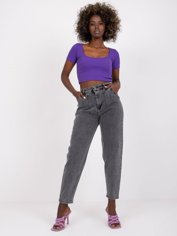 Spodnie jeans-MR-SP-253.22P-czarny rozmiar - 25