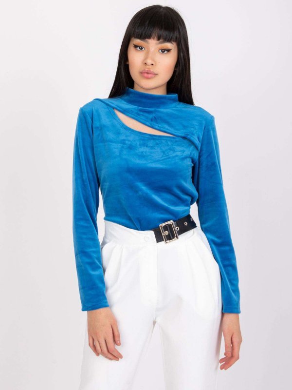 Bluzka-DHJ-BZ-6561.09P-ciemny niebieski rozmiar - ONE SIZE