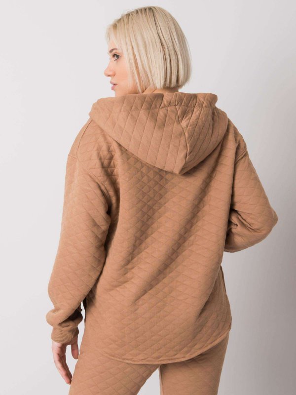 Bluza-RV-BL-7451.23-camelowy rozmiar - S/M